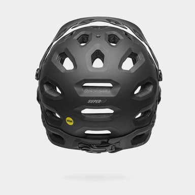 Bell Super 3R MIPS Matte Black/Grey, Cykelhjälm Svart Large