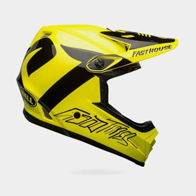 Bell Full-9 Fusion MIPS Fasthouse Hi-Viz/Black, Cykelhjälm Gul XL