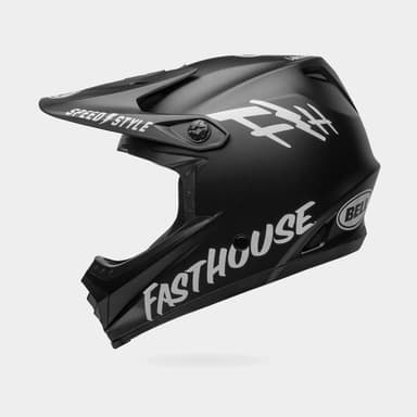 Bell Full-9 Fusion MIPS Fasthouse Matte Black/White, Cykelhjälm Svart M