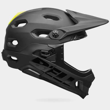 Bell Super DH Spherical MIPS Matte/Gloss Black, Cykelhjälm Svart Large