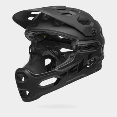 Bell Super 3R MIPS Matte Black/Grey, Cykelhjälm Svart Large