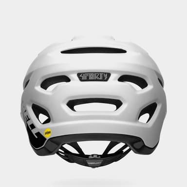 Bell 4Forty MIPS Gloss/Matte White Black, Cykelhjälm Vit Large