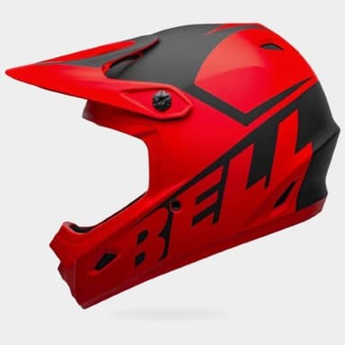 Bell Transfer Matte Red/Black, Cykelhjälm Röd XL