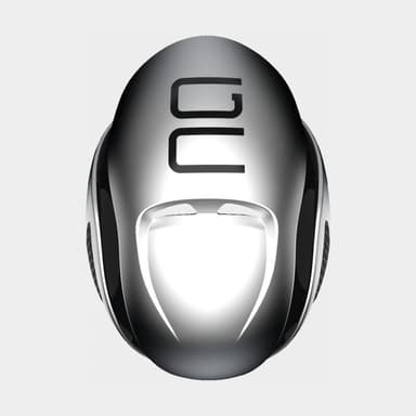 Abus GameChanger Gleam Silver, Cykelhjälm Silver S