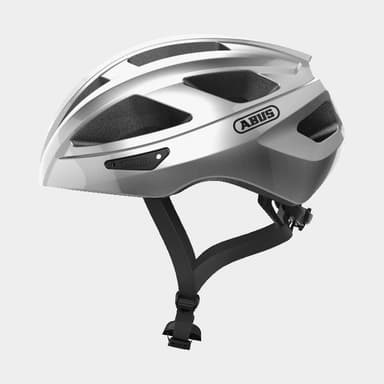 Abus Macator Gleam Silver, Cykelhjälm Silver S