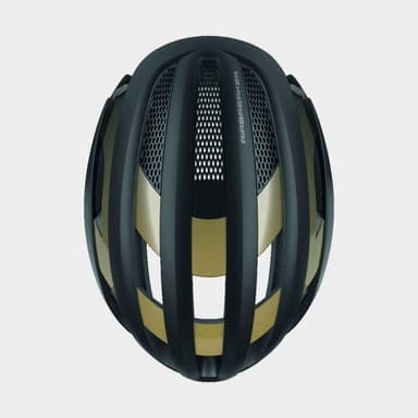 Abus AirBreaker Black Gold, Cykelhjälm Gold M