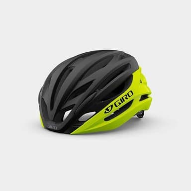 GIRO Syntax MIPS Highlight Yellow Black, Cykelhjälm Gul Large