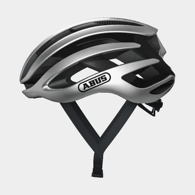 Abus AirBreaker Gleam Silver, Cykelhjälm Silver M
