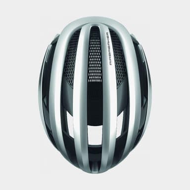 Abus AirBreaker Gleam Silver, Cykelhjälm Silver M