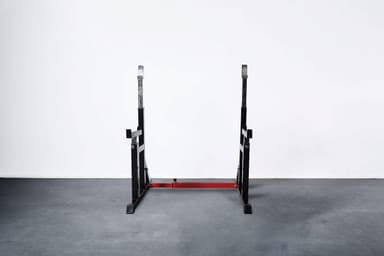 Kraftmark Skivstångsställning Squat Stand Adjustable, Träningsbänk med ställning