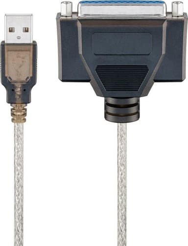 Goobay USB-skrivarkabel, transparent