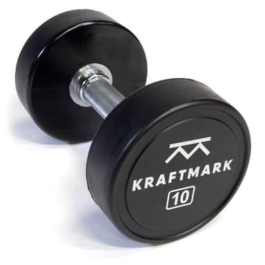 Kraftmark Runda Hantlar PU, Hantlar Gummi 32,5 kg