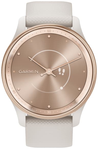 Garmin Vivomove Trend hybridklocka (kräm/persikaguld)