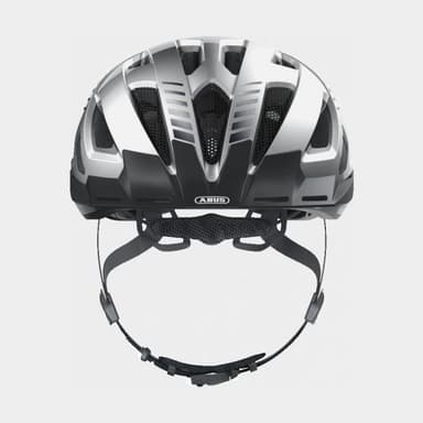 Abus Urban-I 3.0 Signal Silver, Cykelhjälm Silver Large