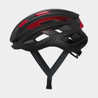 Abus AirBreaker Black Red, Cykelhjälm Röd M
