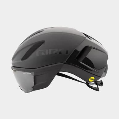 GIRO Vanquish MIPS Matte Black/Gloss Black, Cykelhjälm Svart Large