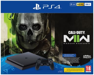 PlayStation 4 Console 500 GB + Call of Duty Modern Warfare II paket