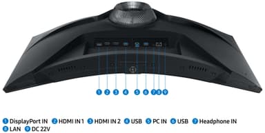 Samsung Odyssey Smart G6 LS32BG650 32" välvd bildskärm för gaming