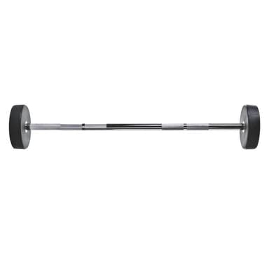 Thor Fitness Svart Pu Rak Skivstång, Fast skivstång 40 kg