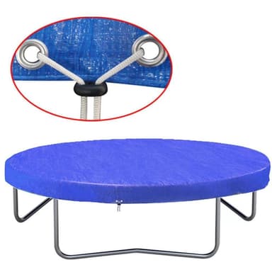 vidaXL Överdrag/skydd för studsmatta PE 450-457 cm 90 g/m²