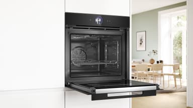 Bosch Serie 8 Inbyggnadsugn HBG9763B1S (Svart)