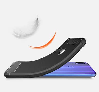 Stöttåligt Armor Carbon TPU-skal Xiaomi Redmi Note 7 - Blå