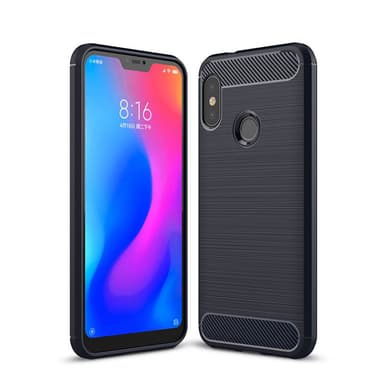 Stöttåligt Armor Carbon TPU-skal Xiaomi Mi A2 Lite - Grå
