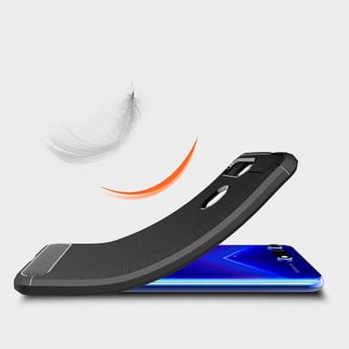 Stöttåligt Armor Carbon TPU-skal Huawei Honor View 20 - Grå