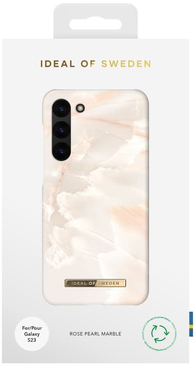 iDeal of Sweden Samsung Galaxy S23 moderiktigt telefonfodral (rose pearl marble)