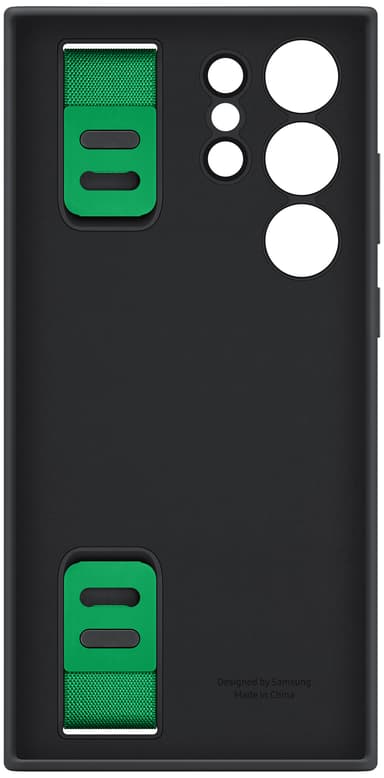 Samsung Galaxy S23 Ultra Silicone Grip fodral (svart)
