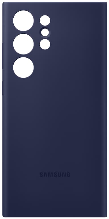 Samsung Galaxy S23 Ultra Silicone mobilskal (marinblå)