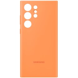 Samsung Galaxy S23 Ultra Silicone mobilskal (orange)