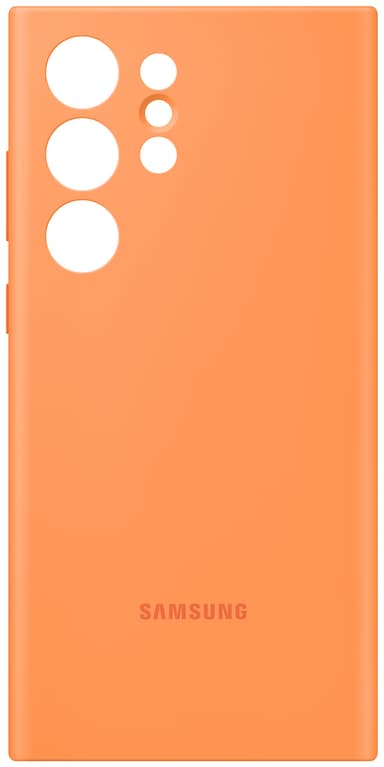 Samsung Galaxy S23 Ultra Silicone mobilskal (orange)