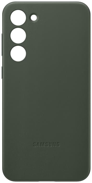 Samsung Galaxy S23+ Leather fodral (grönt)