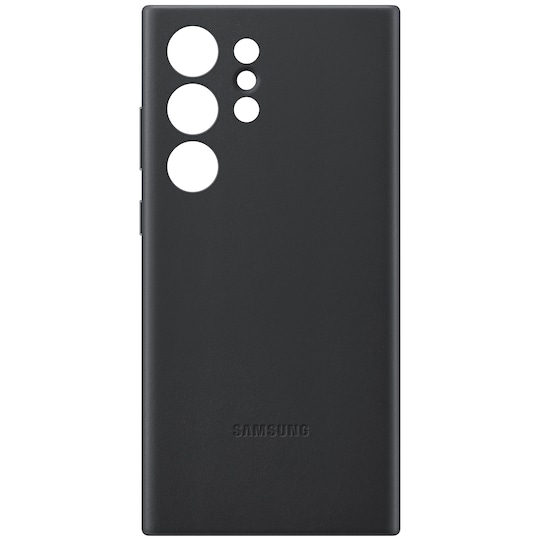 Samsung Galaxy S23 Ultra Leather fodral (svart)