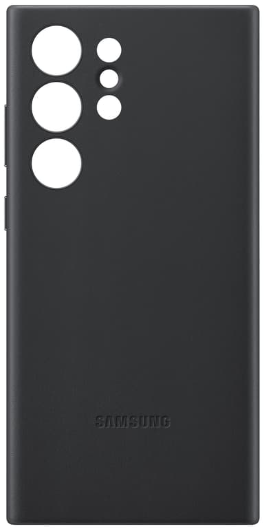 Samsung Galaxy S23 Ultra Leather fodral (svart)