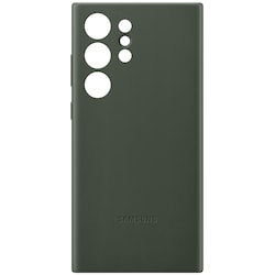 Samsung Galaxy S23 Ultra Leather fodral (grönt)