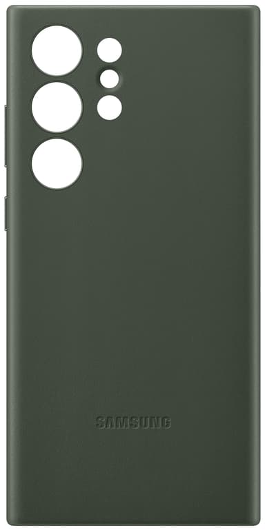 Samsung Galaxy S23 Ultra Leather fodral (grönt)