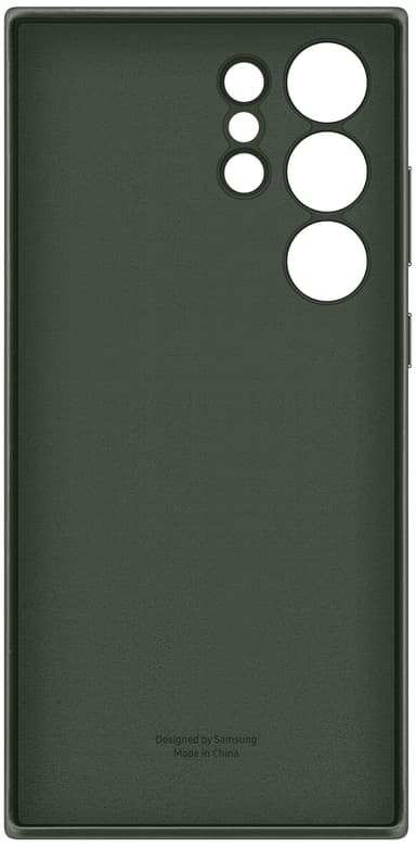 Samsung Galaxy S23 Ultra Leather fodral (grönt)