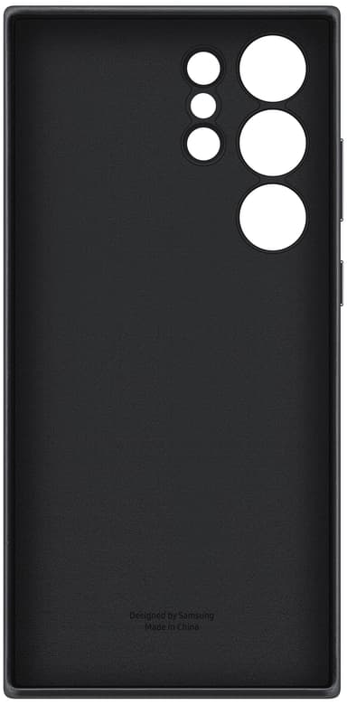 Samsung Galaxy S23 Ultra Leather fodral (svart)