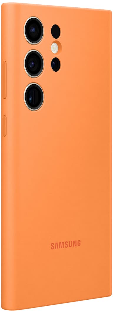 Samsung Galaxy S23 Ultra Silicone mobilskal (orange)