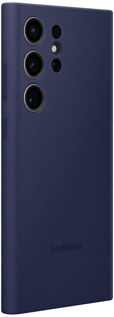 Samsung Galaxy S23 Ultra Silicone mobilskal (marinblå)