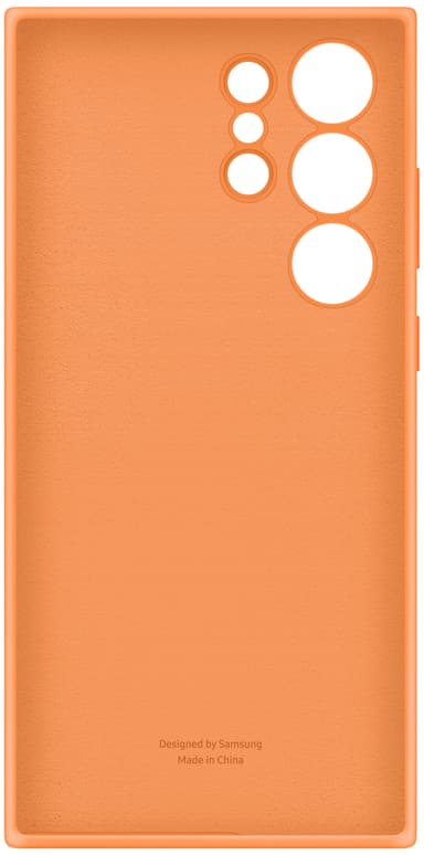 Samsung Galaxy S23 Ultra Silicone mobilskal (orange)