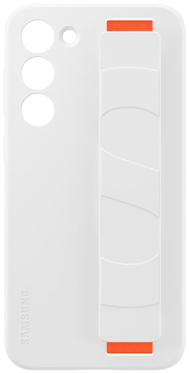 Samsung Galaxy S23+ Silicone Grip fodral (vitt)