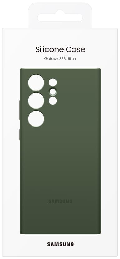Samsung Galaxy S23 Ultra Silicone mobilskal (khaki)