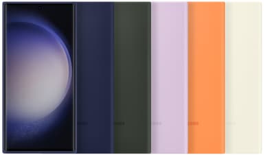 Samsung Galaxy S23 Ultra Silicone mobilskal (lila)