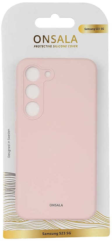 Onsala Samsung Galaxy S23 silikonfodral (rosa)
