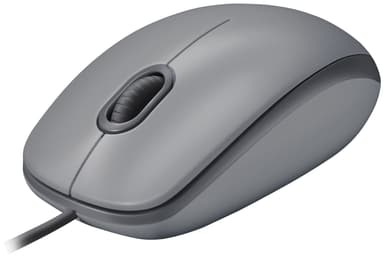 Logitech M110 Silent trådbunden mus (grå)