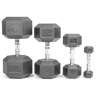 Gymstick Hex Dumbbell Singles, Hexhantel 45 kg