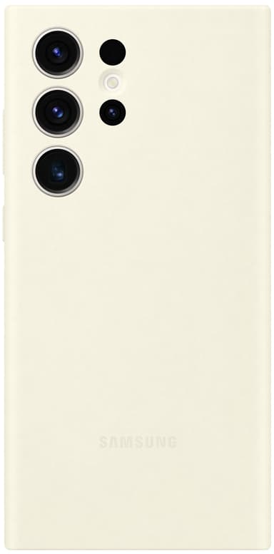 Samsung Galaxy S23 Ultra Silicone fodral (beige)